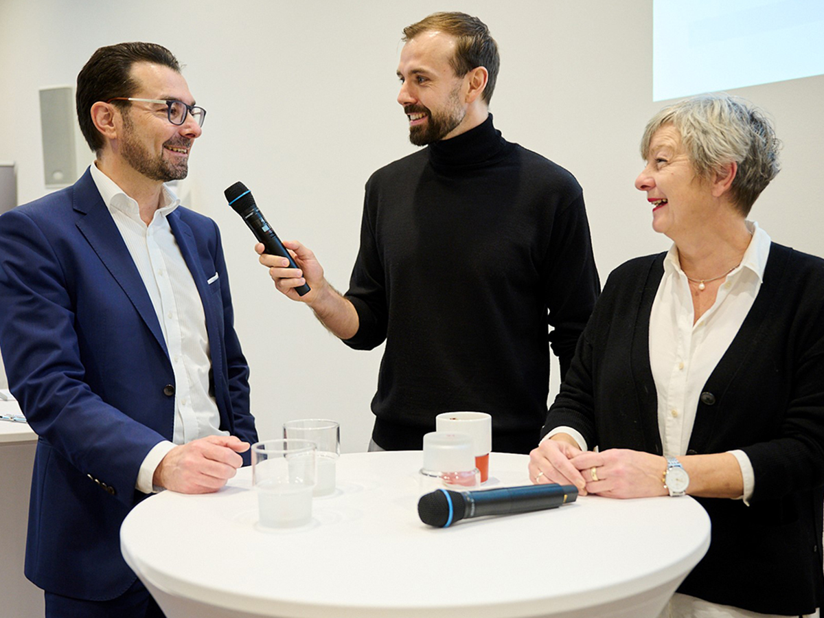Moderiertes Gespräch mit Dirk Meyer (HessenChemie) und Sabine Süpke (IGBCE Hessen-Thüringen)