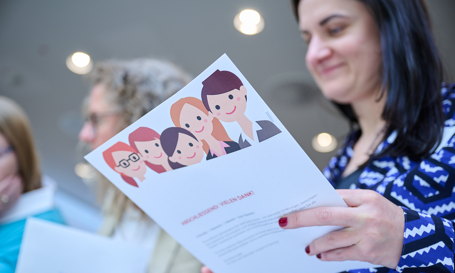 Als hilfreichen Begleiter erhielten alle Teilnehmerinnen ein Workbook. Als hilfreichen Begleiter erhielten alle Teilnehmerinnen ein Workbook.